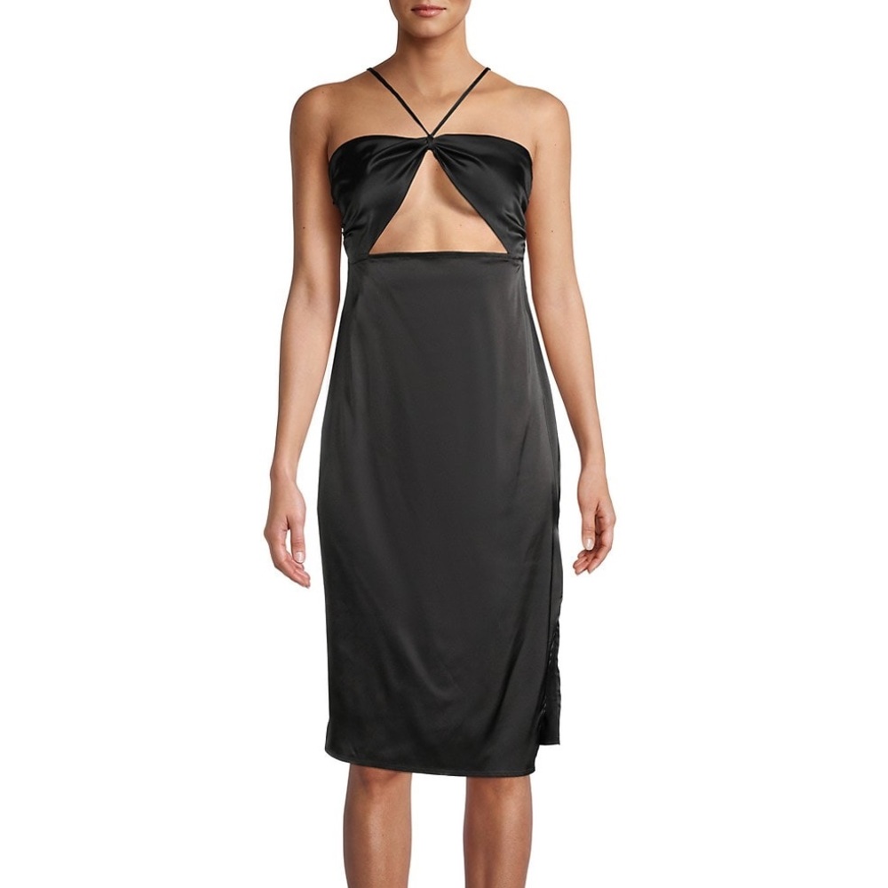 NWT WeWoreWhat Tie Halter Dress